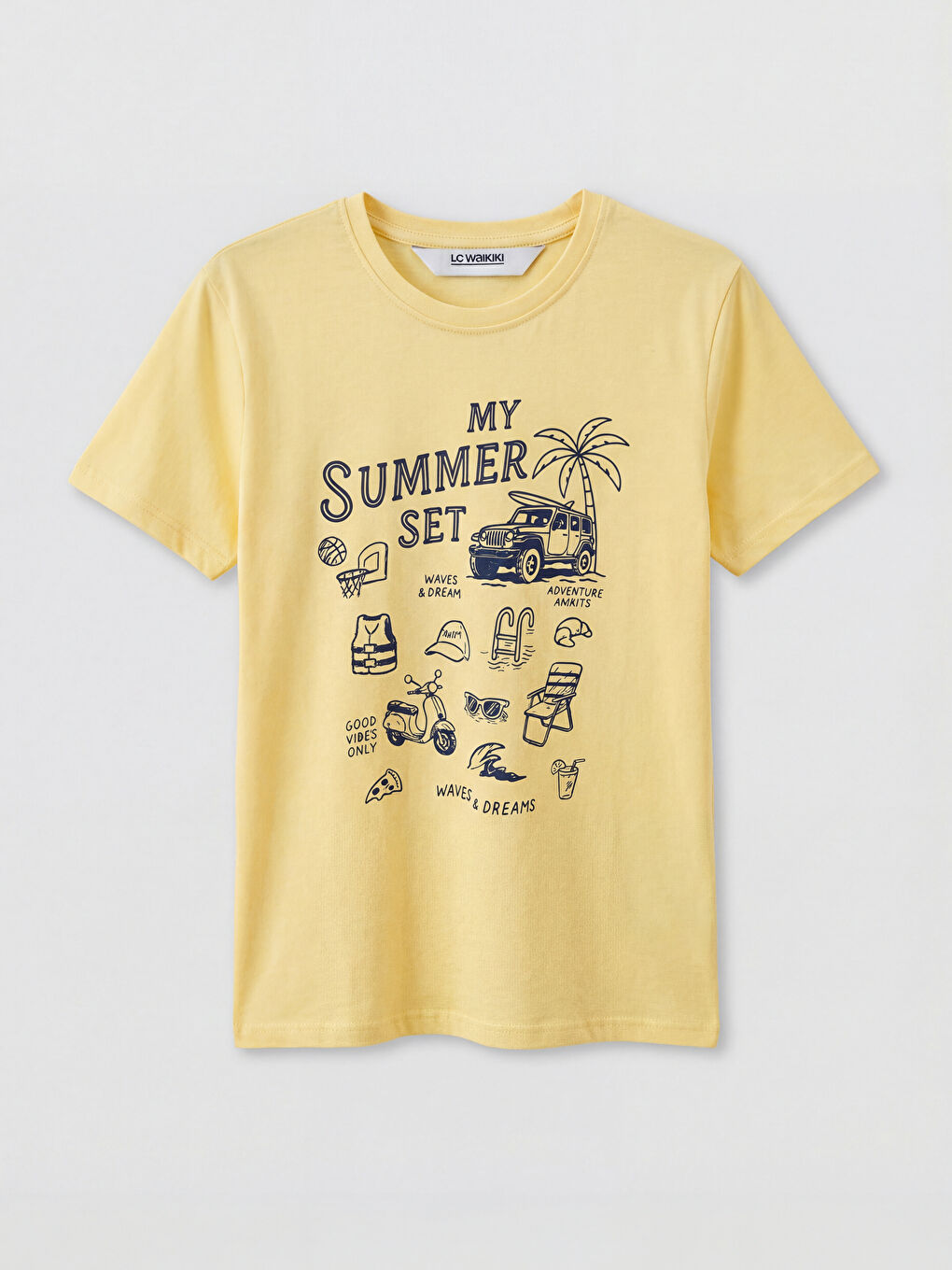 Boy YELLOW Shortie Pyjama Set-1