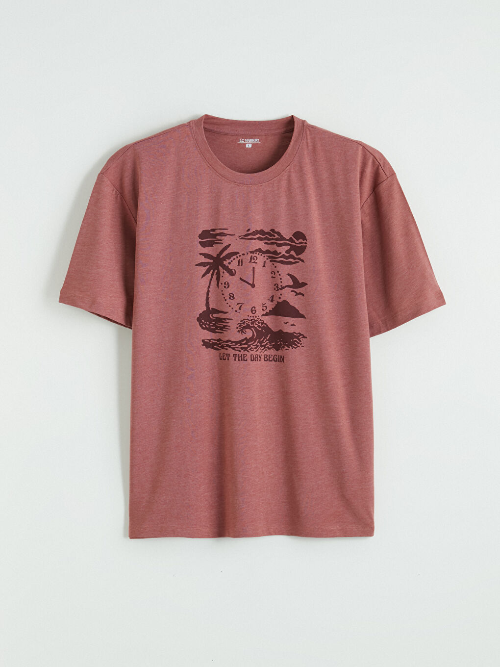 Pembe  Baskılı Erkek Şortlu Pijama Takımı-6