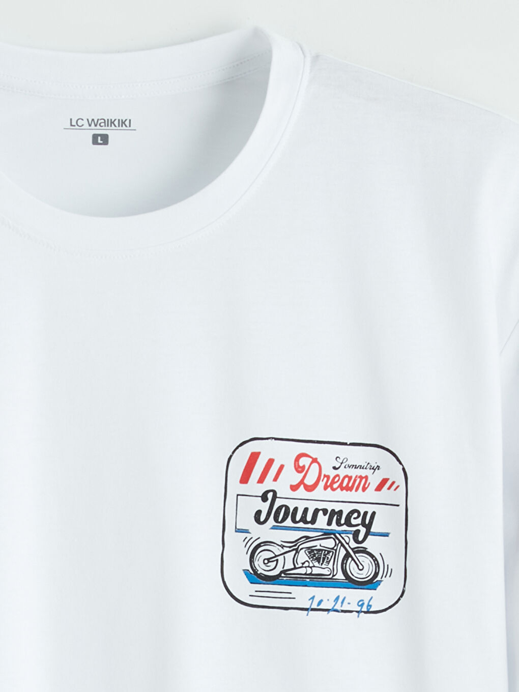 Beyaz Standart Kalıp Baskılı Erkek Pijama Takım-6