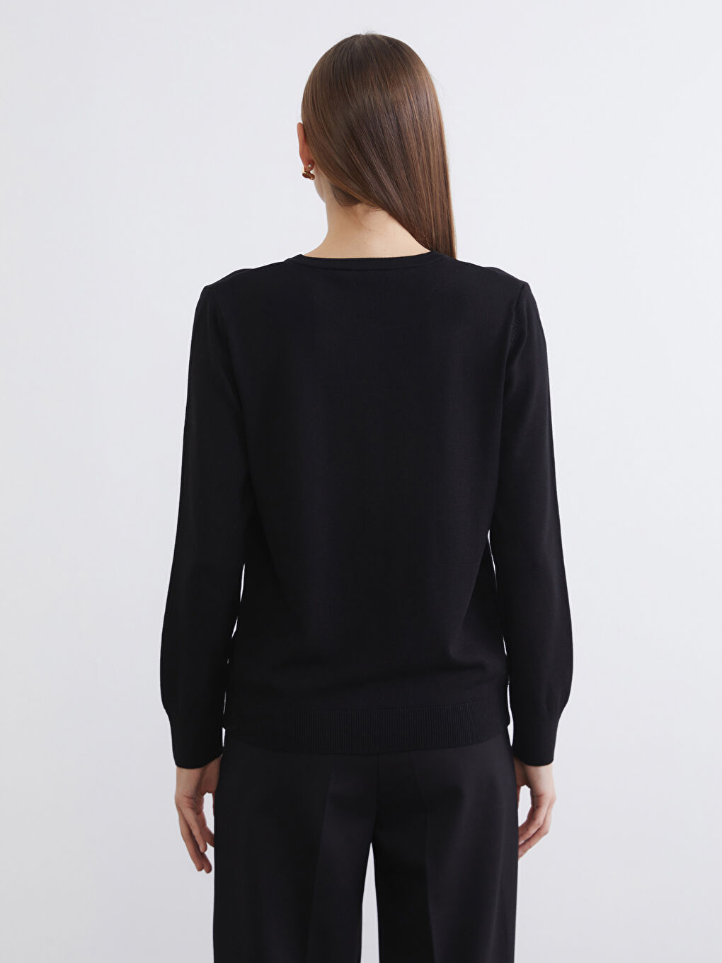 كارديجان أسود امرأة-3