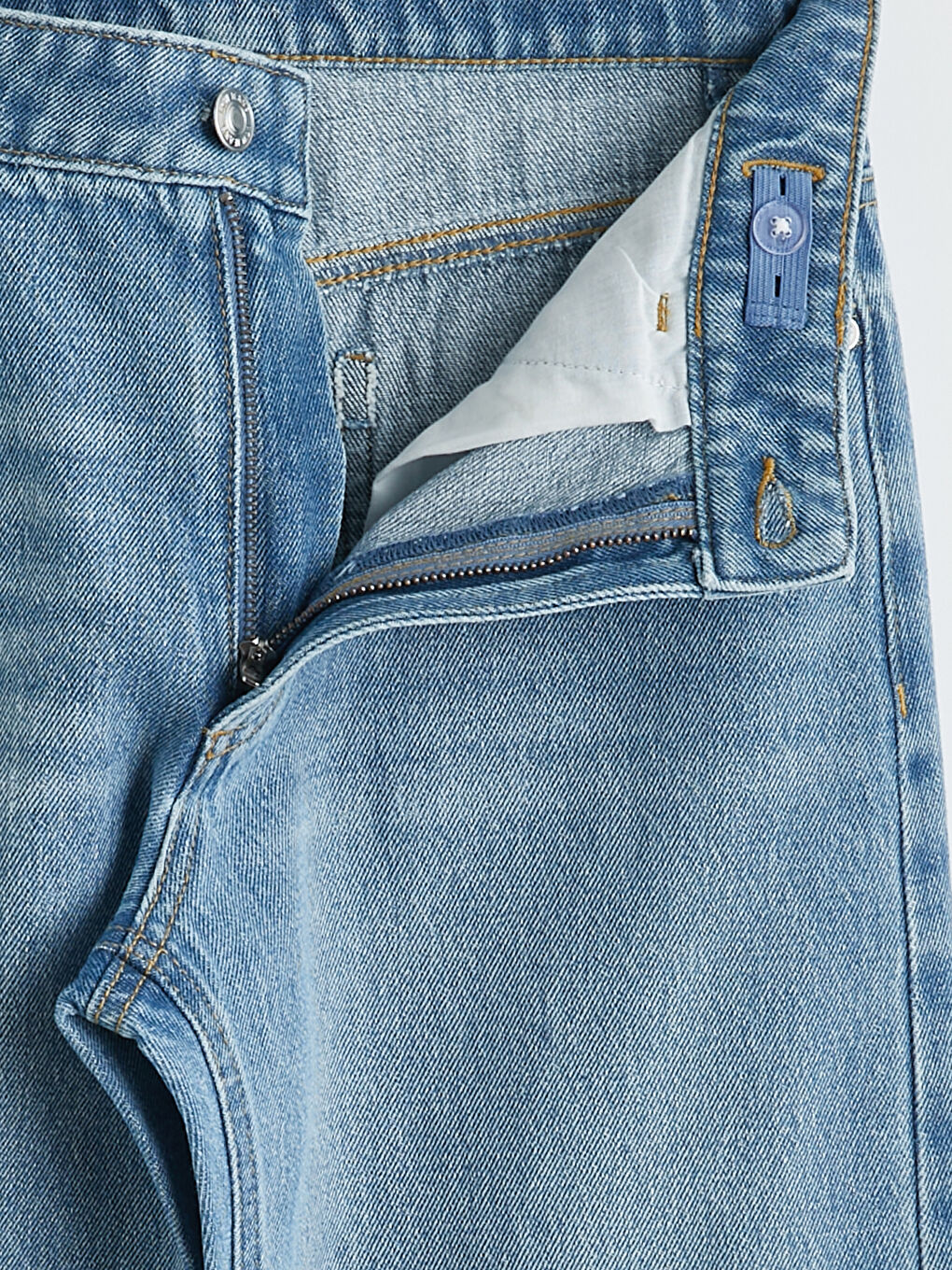 Wideleg Kız Çocuk Jean Pantolon-2