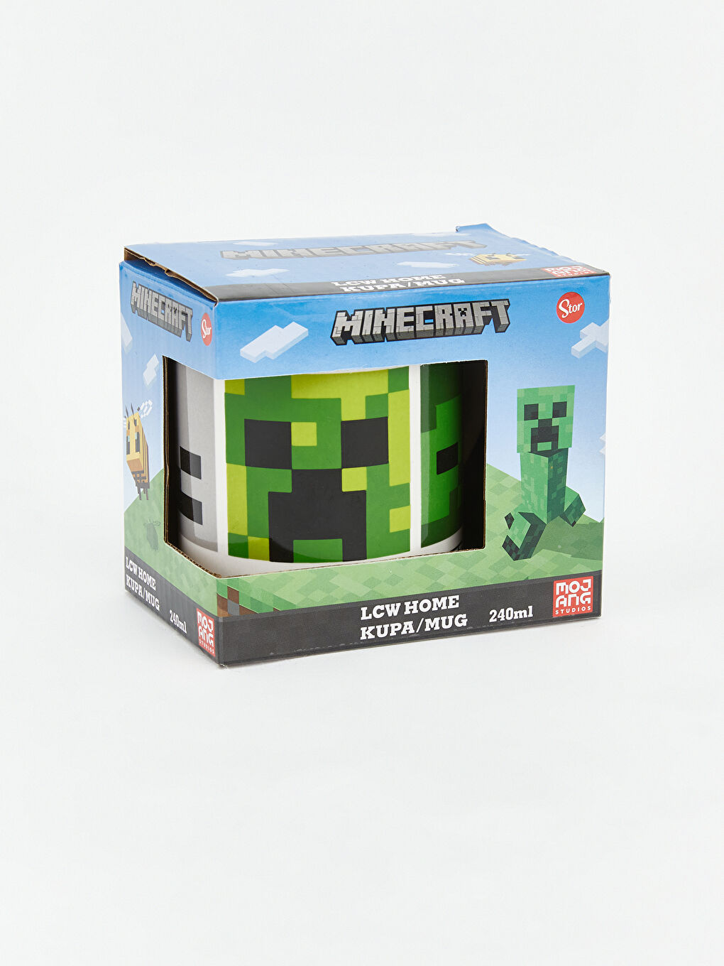 Karışık Minecraft Baskılı Seramik Kupa 240 ml-4