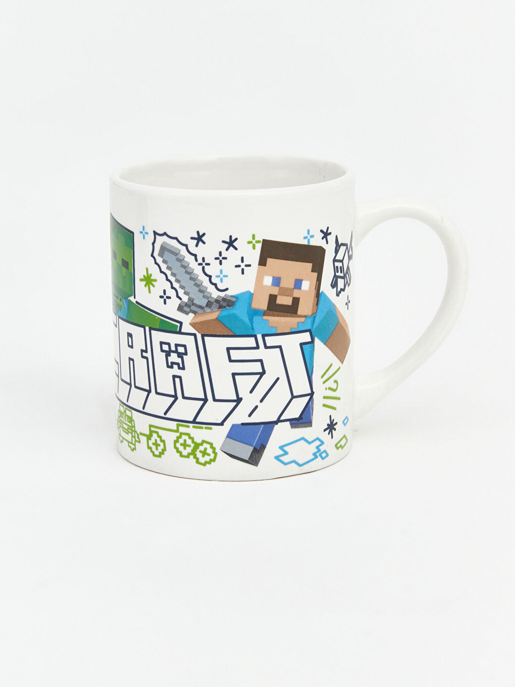 Karışık Minecraft Baskılı Porselen Kupa 240 ml-3