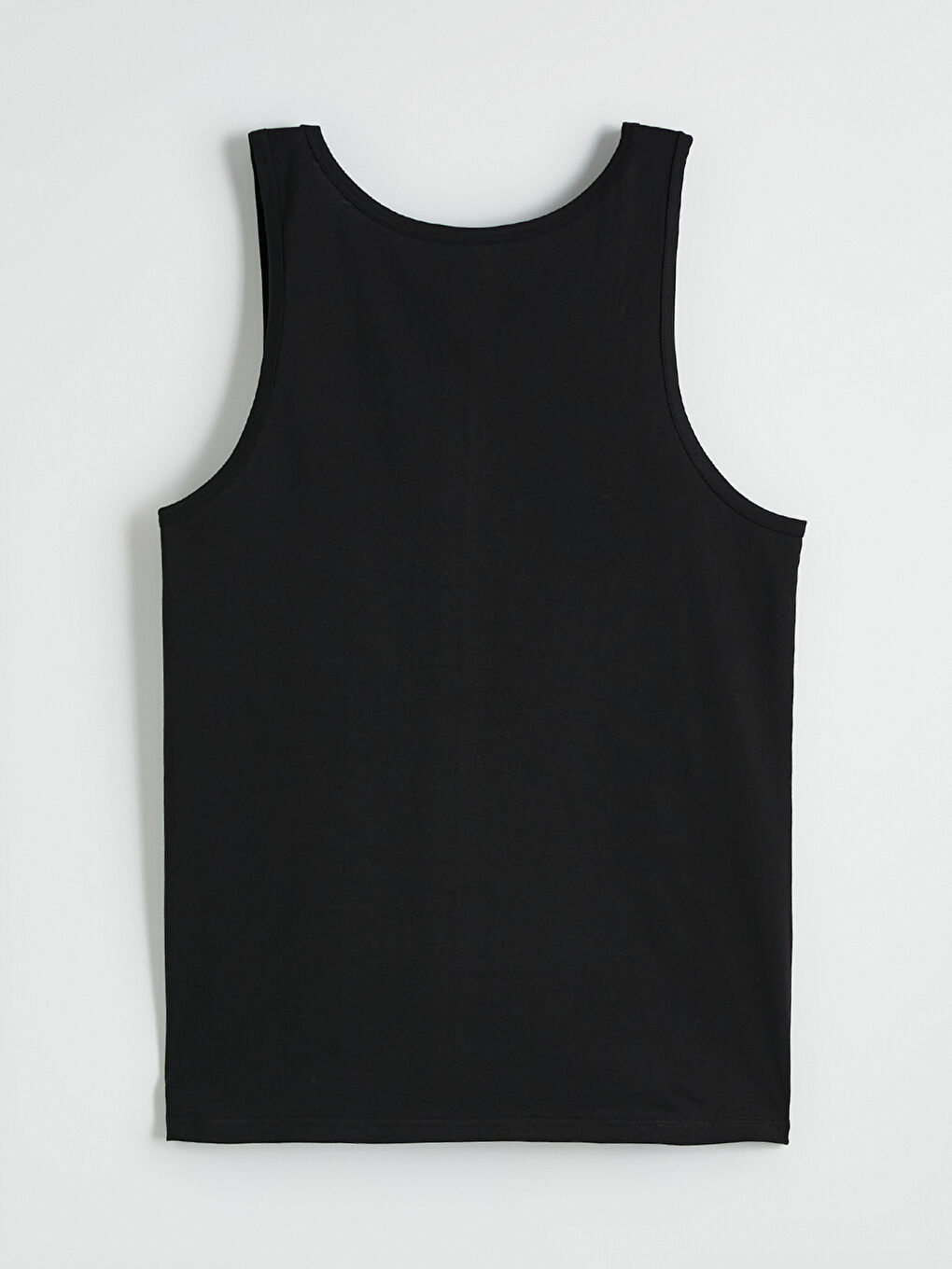 Siyah U Yaka Penye Erkek Atlet 2'li-10