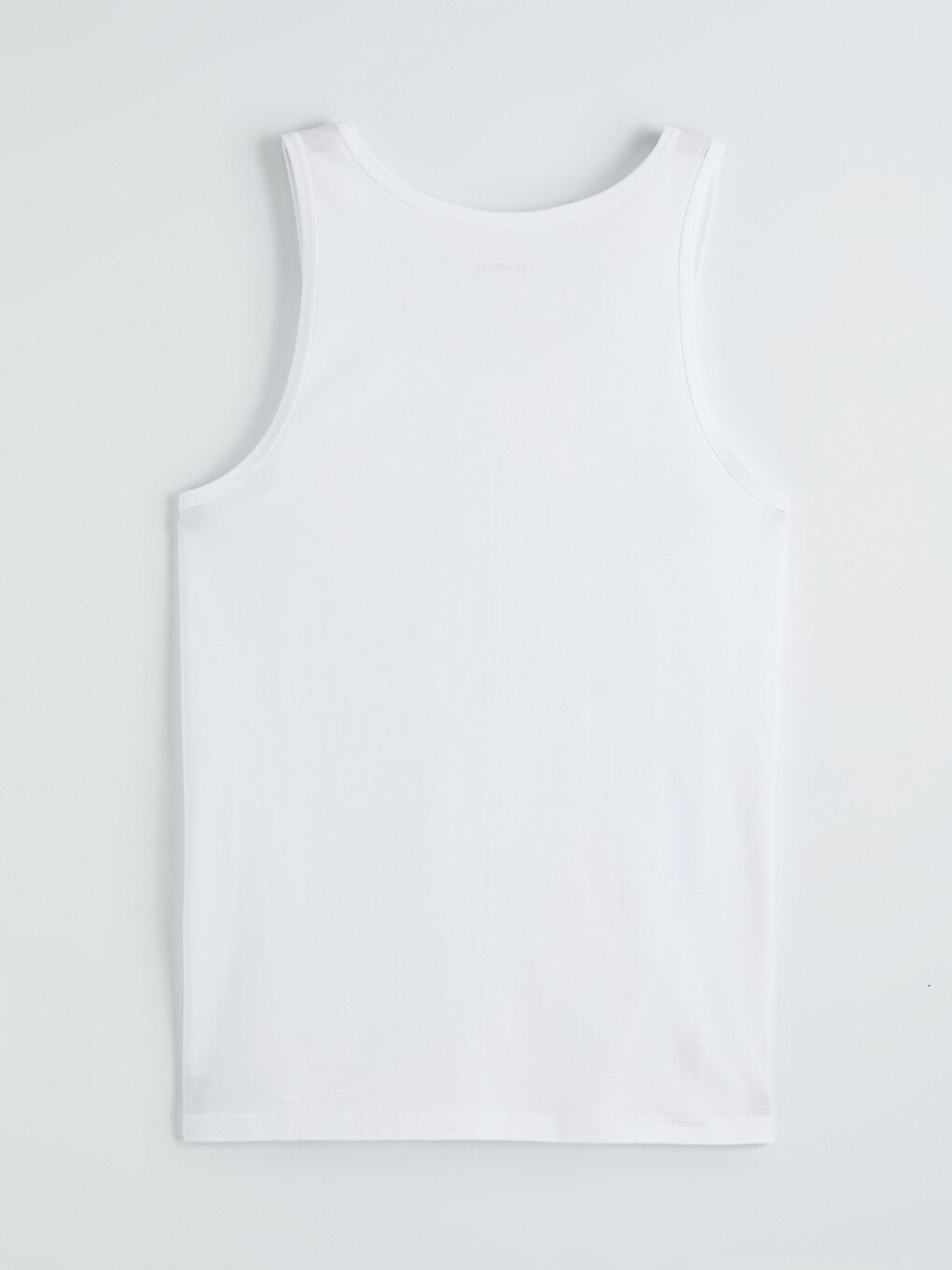 Beyaz U Yaka Penye Erkek Atlet-6