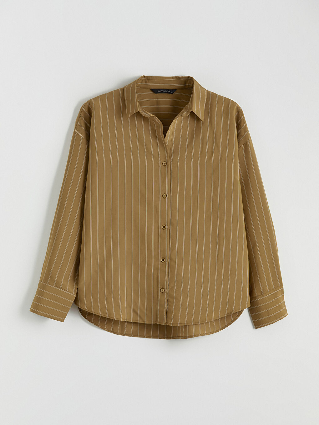 Striped Oversize Women's Shirt-4