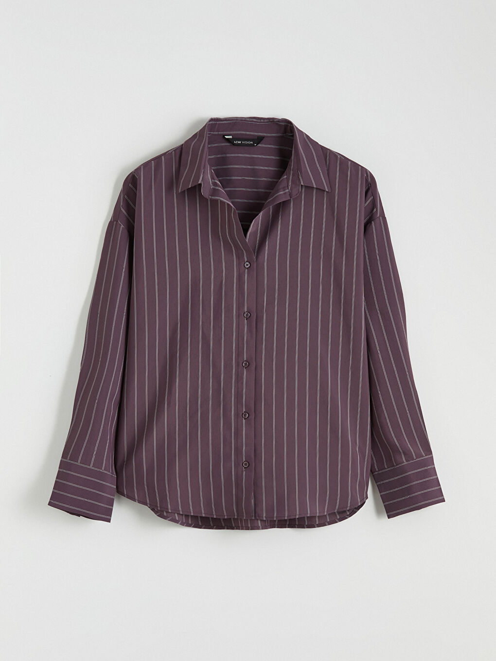 Striped Oversize Women's Shirt-4