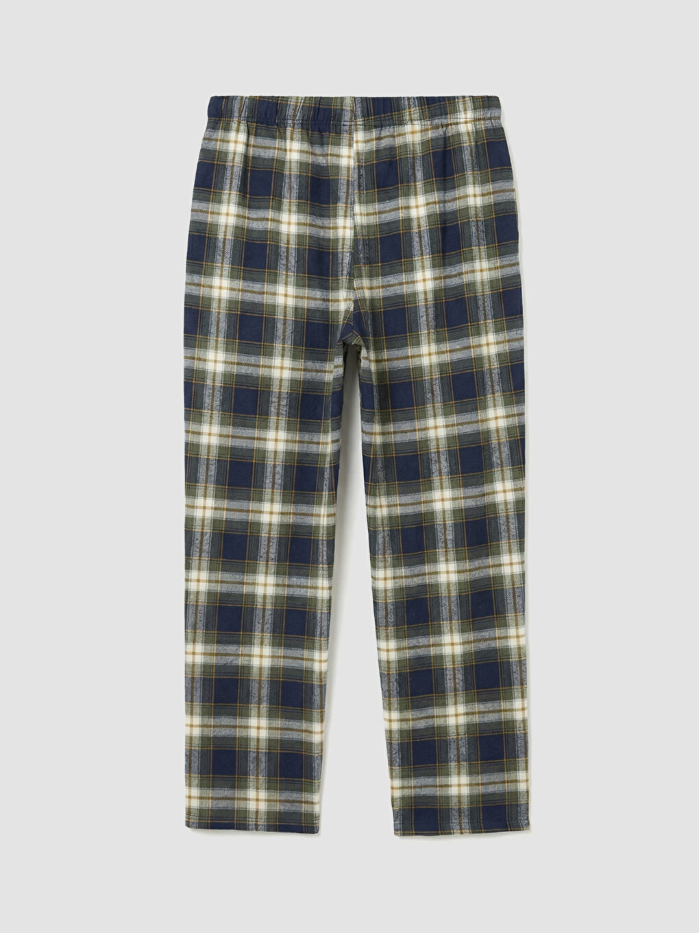 Regular Fit Plaid Men's Pyjama Set-7