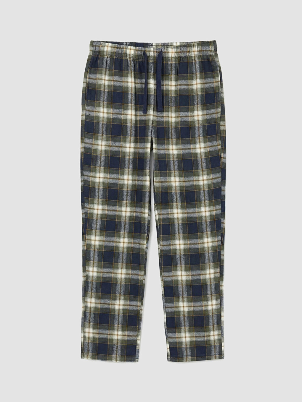 Regular Fit Plaid Men's Pyjama Set-8