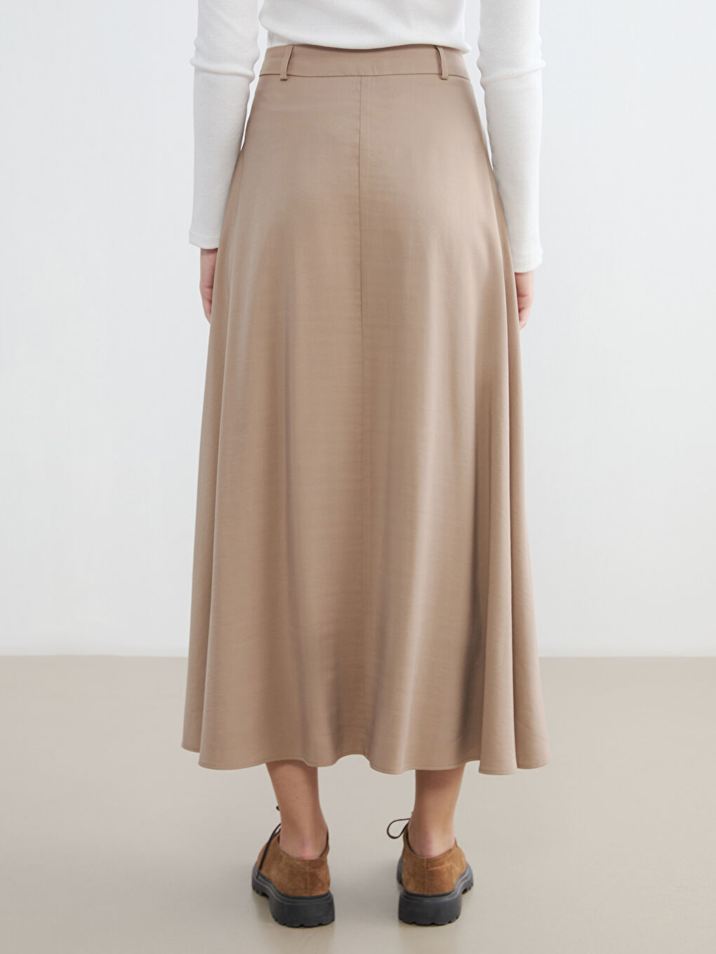 High-Waisted Pleated Skirt-4