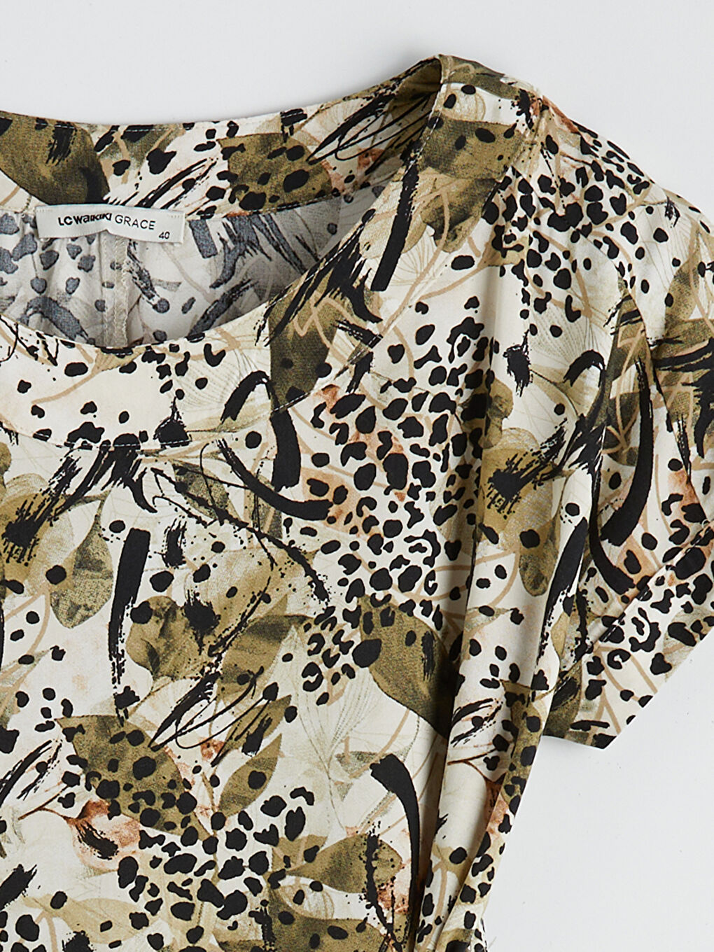 فستان اخضر نساء-4