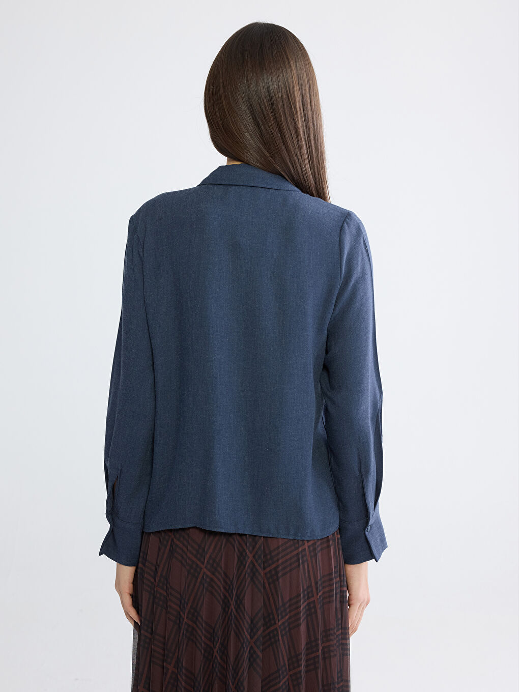 Women's Tie-Front Shirt-3