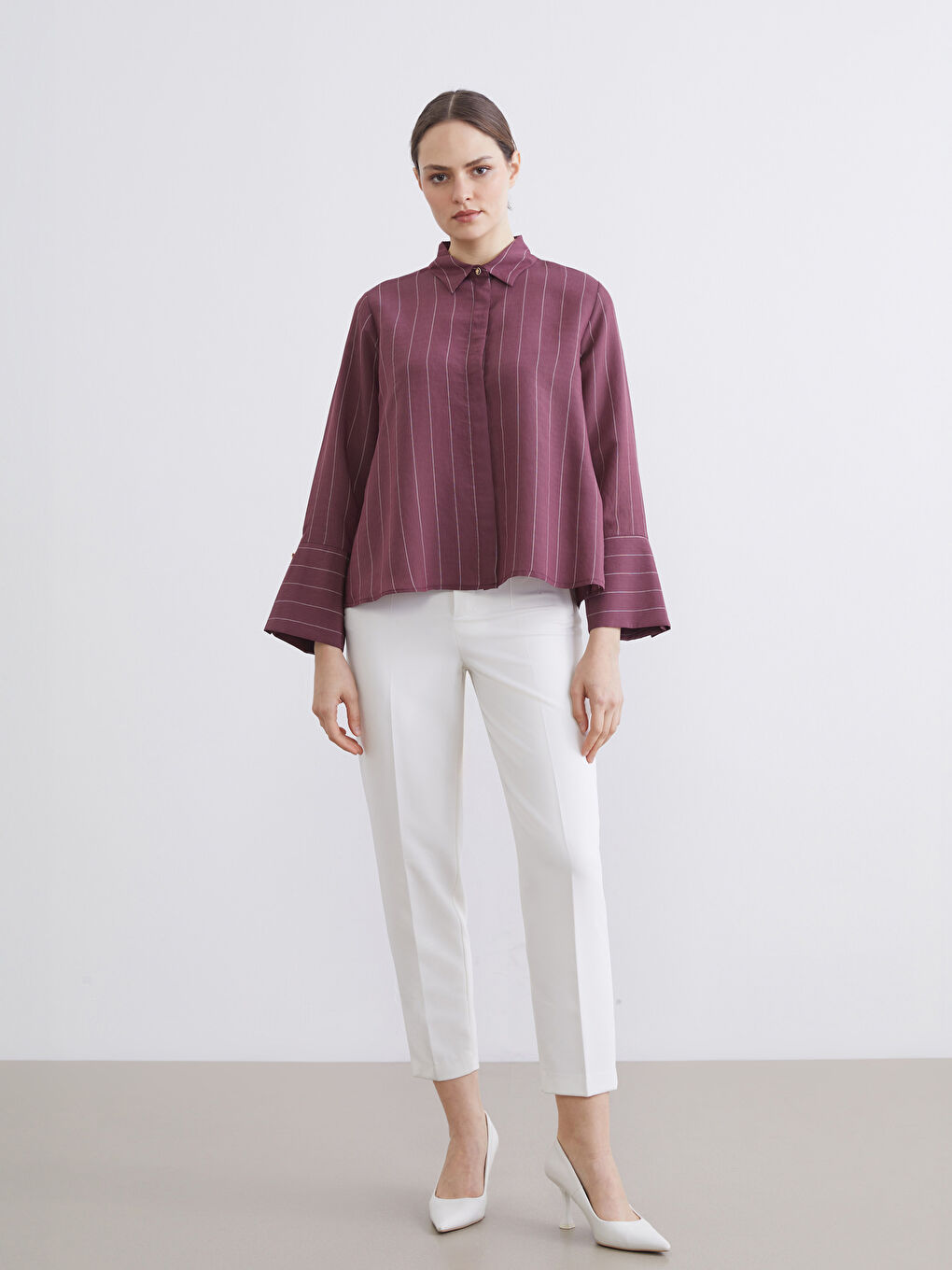 Striped Women's Shirt-2