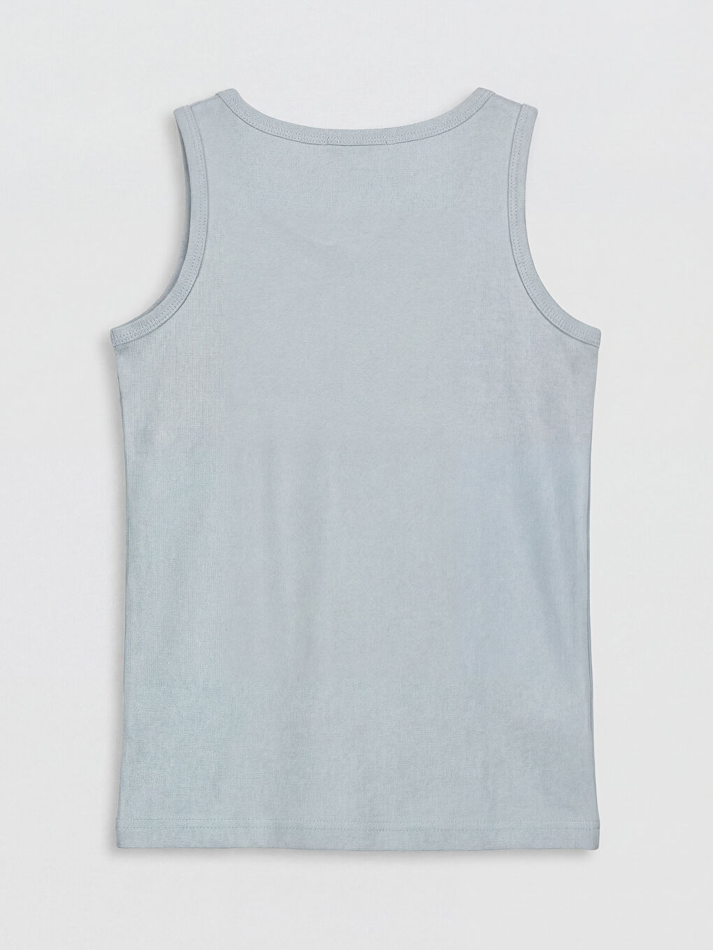 Gri Bisiklet Yaka Erkek Çocuk Atlet 2'li-4