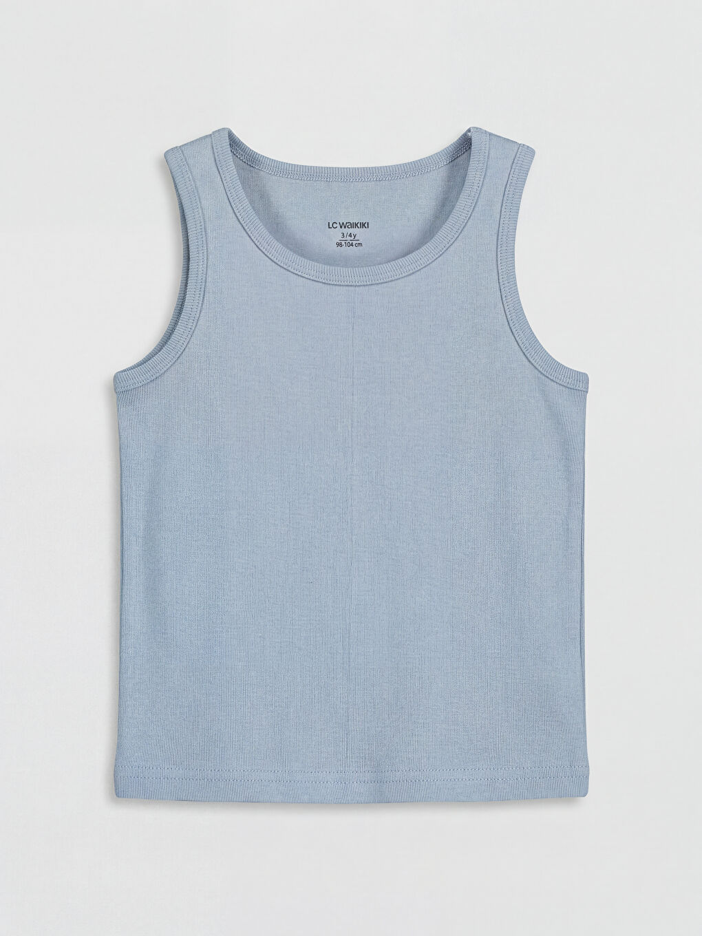 Mavi Bisiklet Yaka Erkek Çocuk Atlet