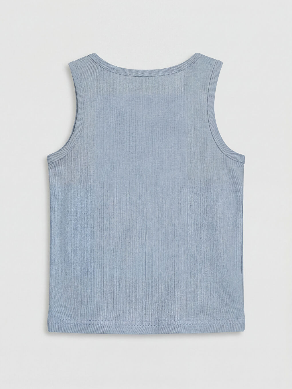 Mavi Bisiklet Yaka Erkek Çocuk Atlet-1