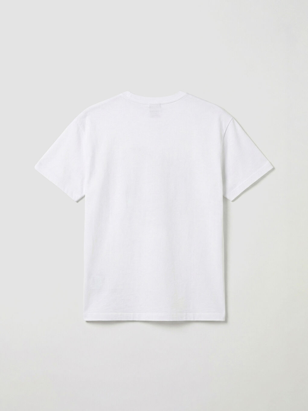 Beyaz Yazı Baskılı Kız Çocuk Tişört-1