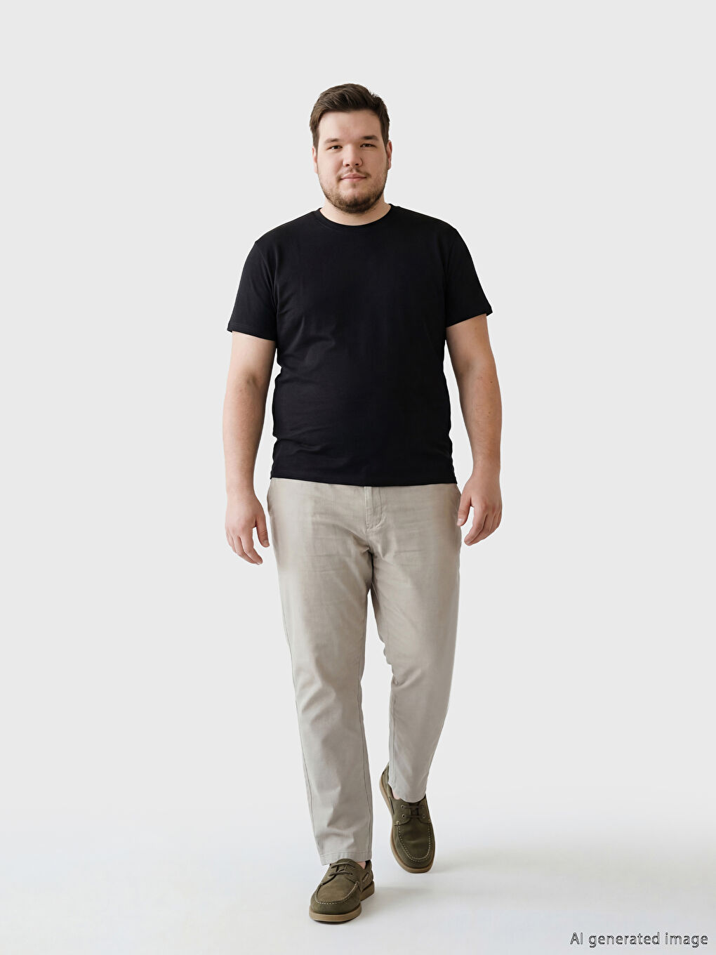 Siyah Bisiklet Yaka Kısa Kollu Erkek Atlet-1