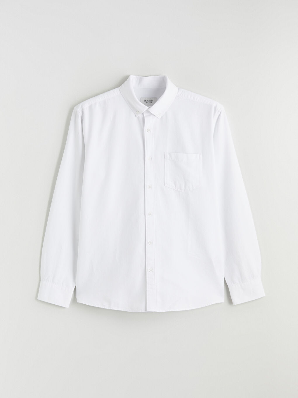 Ekru Regular Fit Oxford Erkek Gömlek