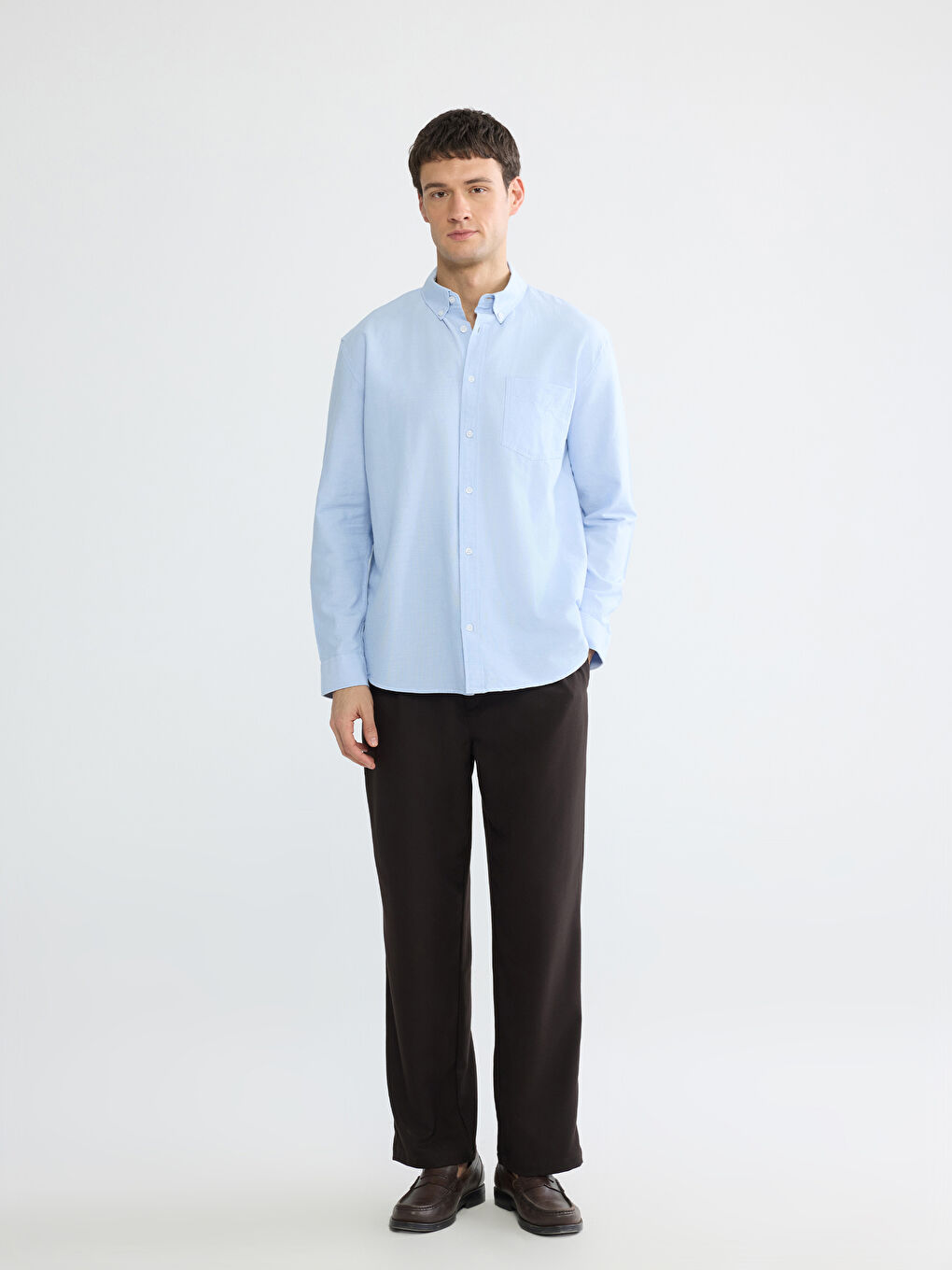 Mavi Regular Fit Oxford Erkek Gömlek-1