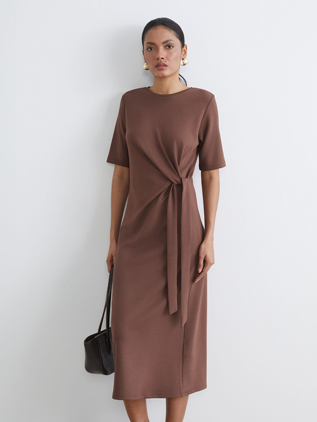 Tie-Neck Dress-1