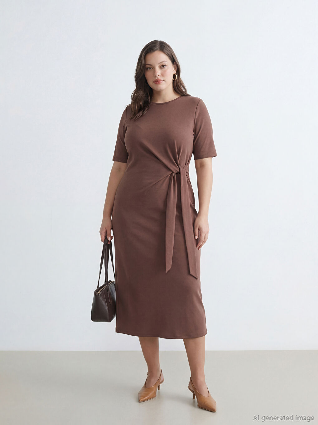 Tie-Neck Dress-1