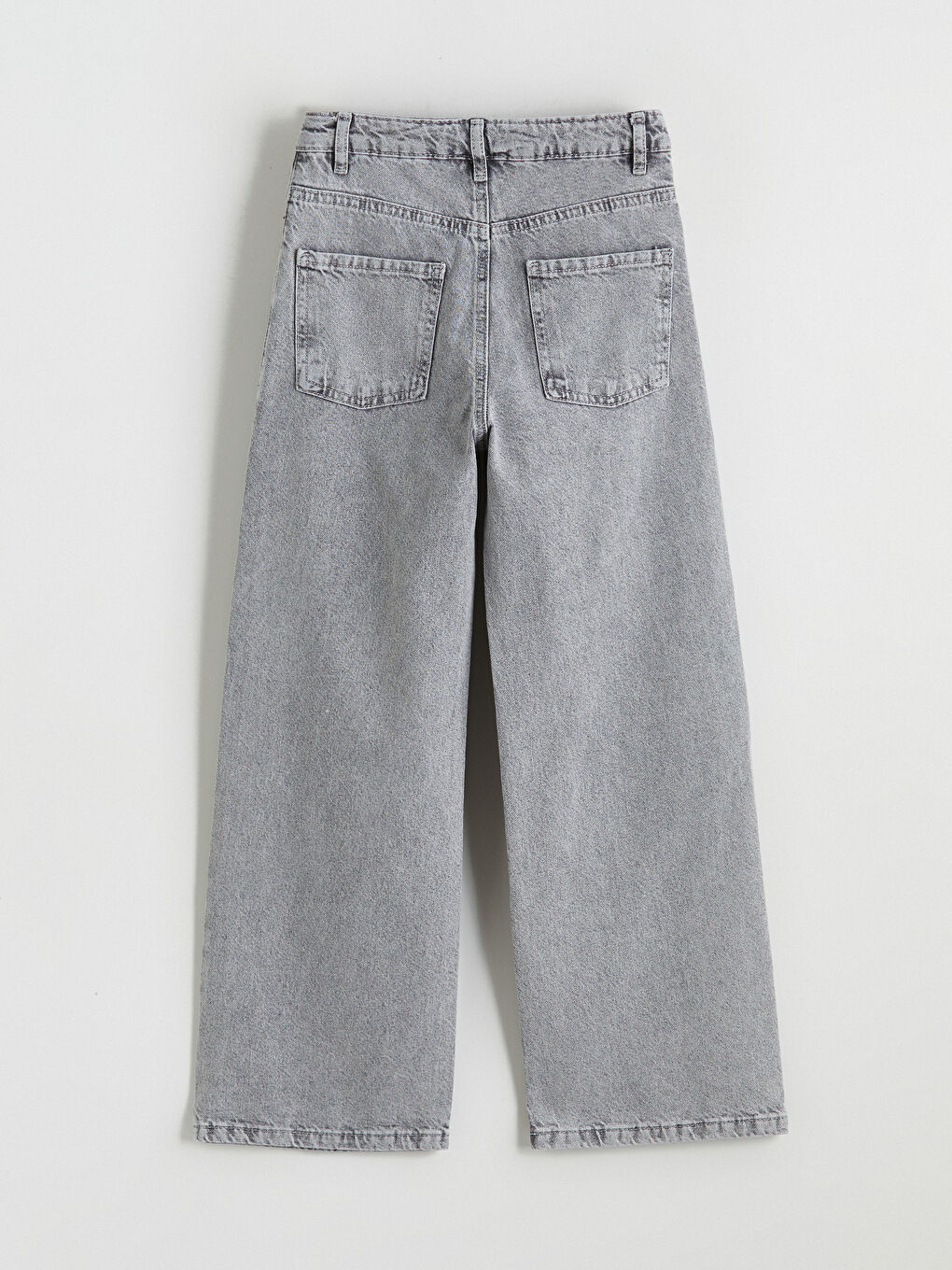 Karışık Wideleg Taşlı Kız Çocuk Jean Pantolon-3