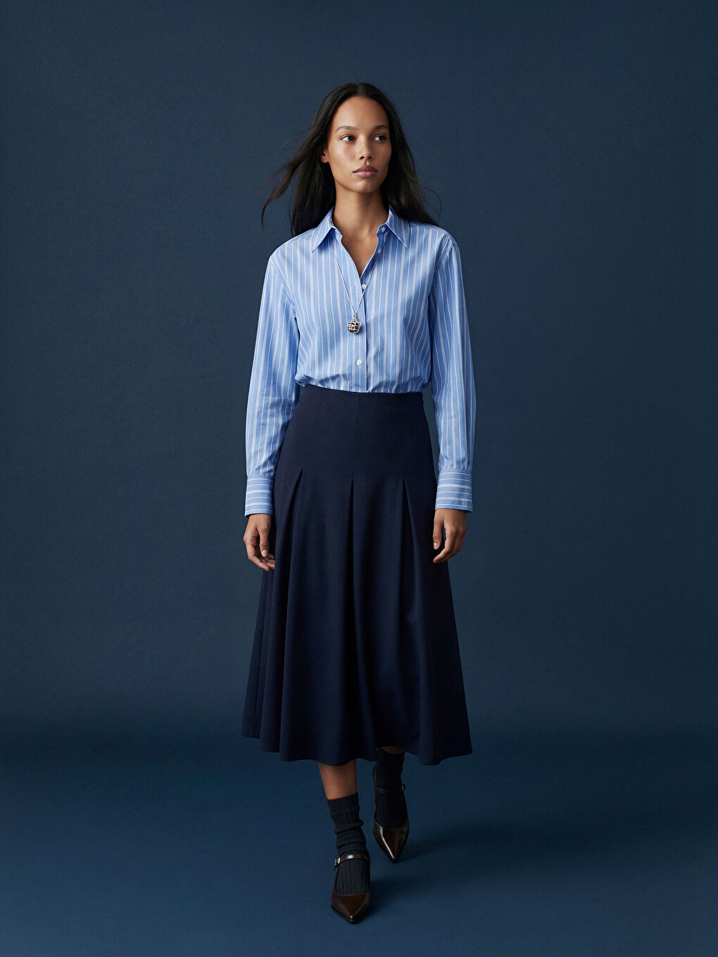 Striped Women's Shirt-1