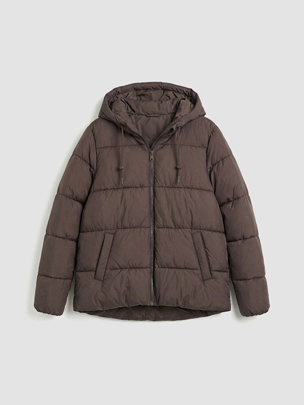 Women's Hooded Puffer Jacket-5