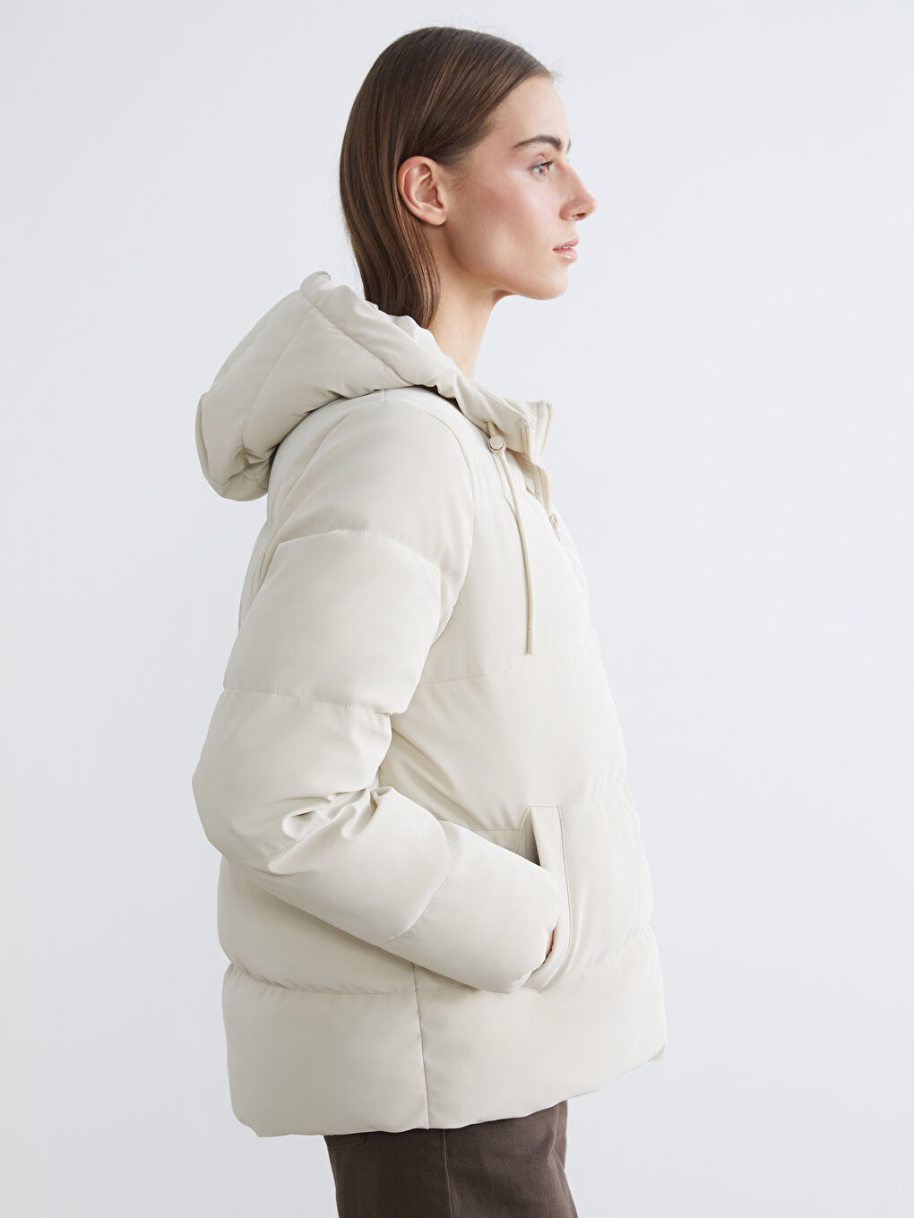 Manteau bouffant ÉCROU Femme