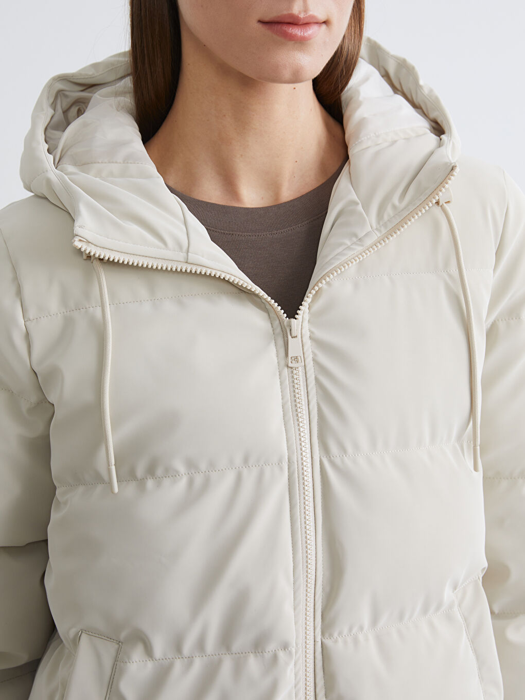 Manteau bouffant ÉCROU Femme-2