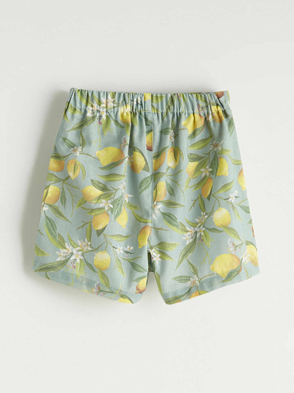 Yeşil Desenli Kız Çocuk Şort Etek-2