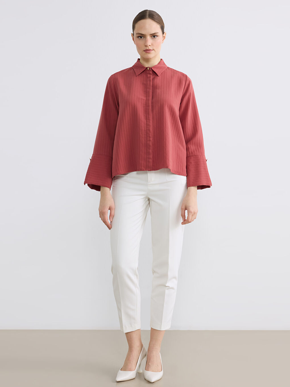 Women's Textured Shirt-2
