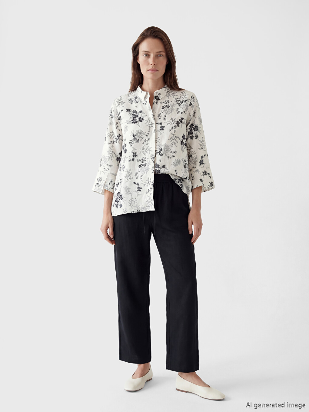 Woman Black Trousers