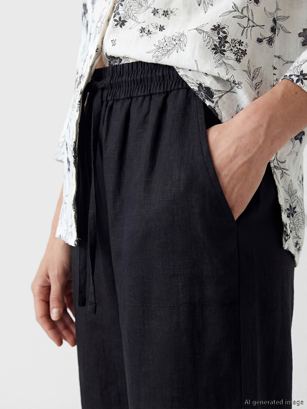 Woman Black Trousers-2