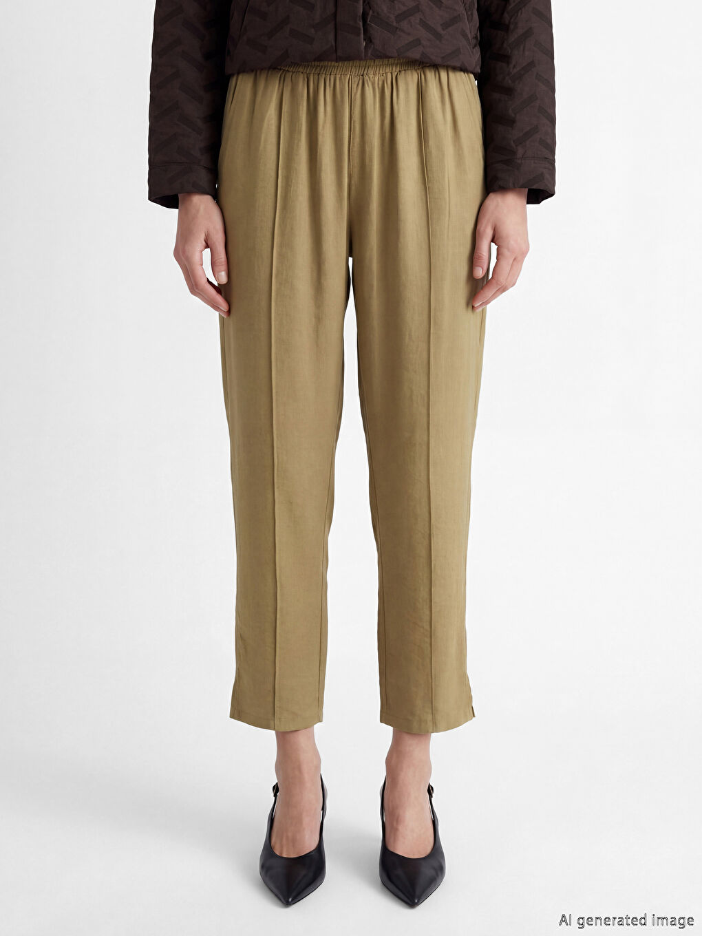 Pantalon KAKI Femme-1