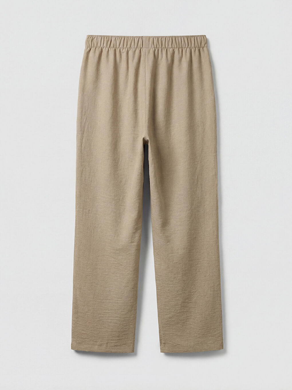 Haki Beli Lastikli Kadın Pantolon-5