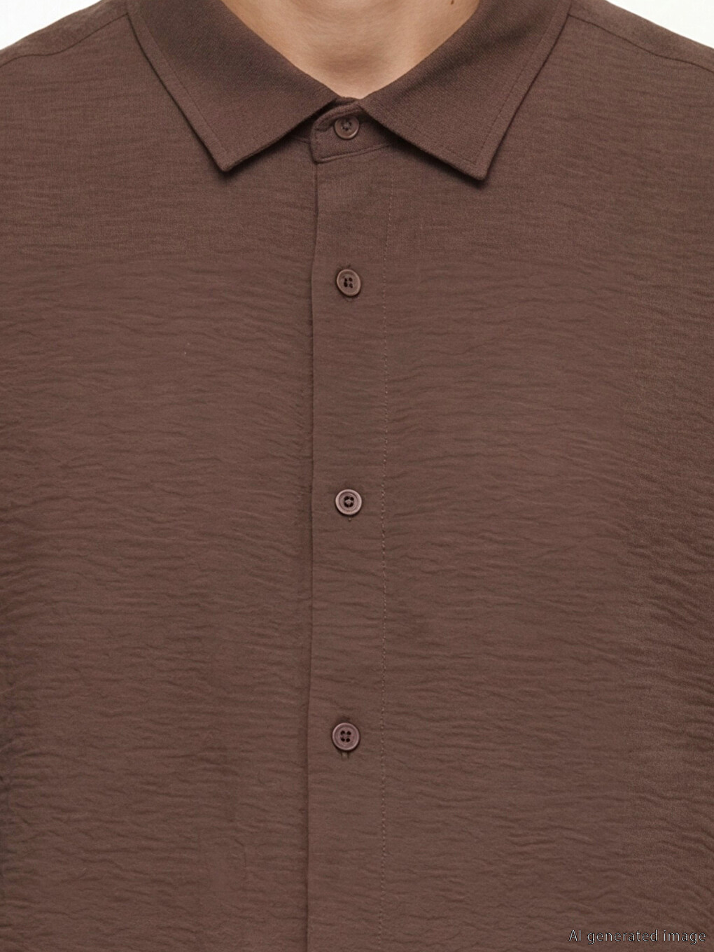 Regular Fit Dobby Men's Shirt-2
