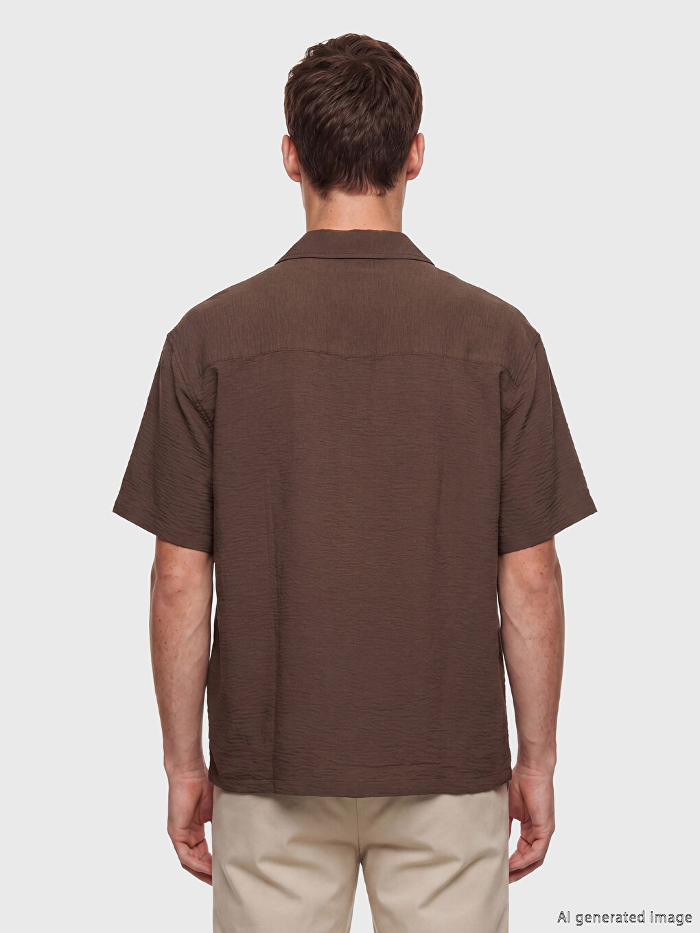 Regular Fit Dobby Men's Shirt-3