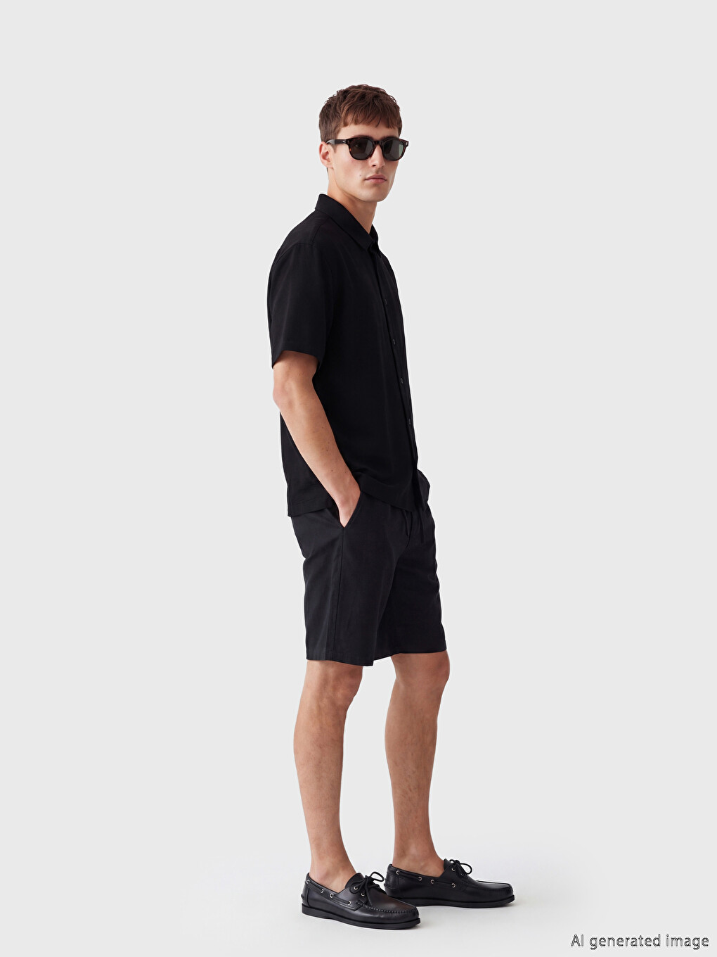 Regular Fit Dobby Men's Shirt-1