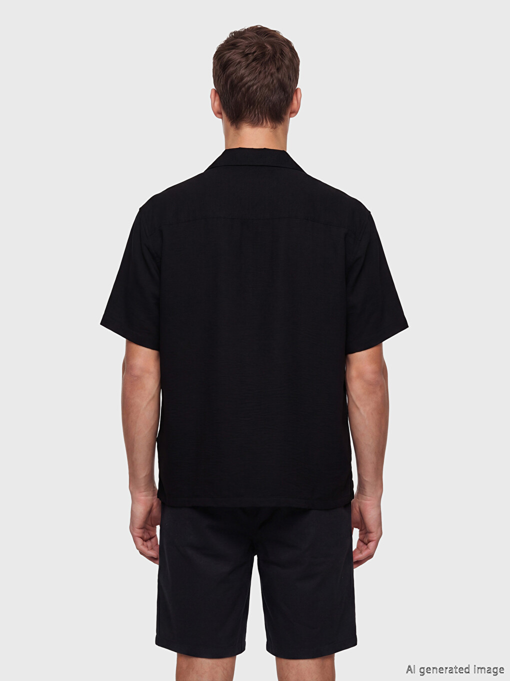 Regular Fit Dobby Men's Shirt-3