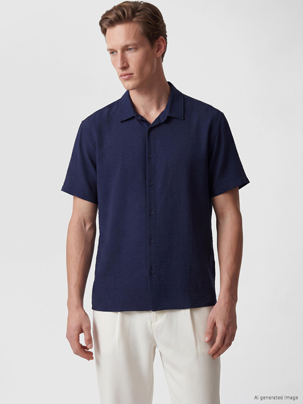 Regular Fit Dobby Men's Shirt