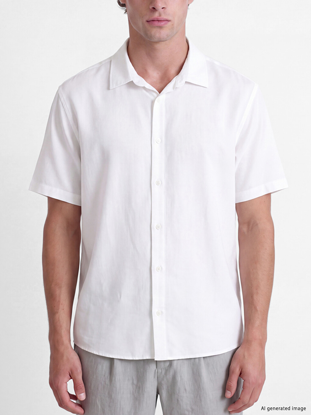 Regular Fit Dobby Men's Shirt-2