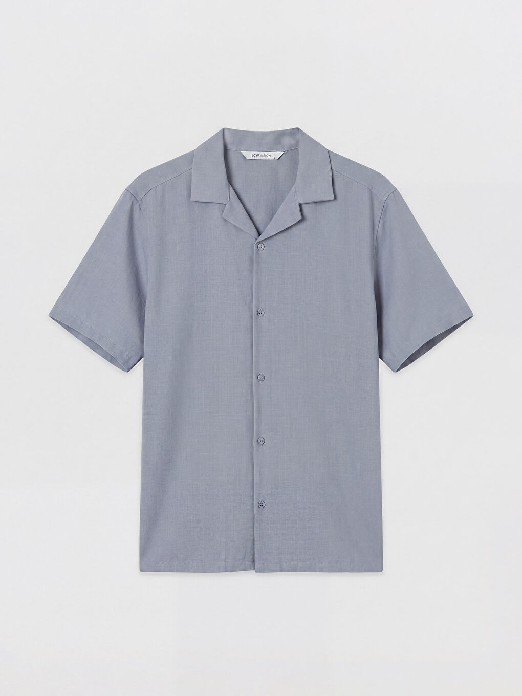 Mavi Regular Fit Dokulu Erkek Gömlek