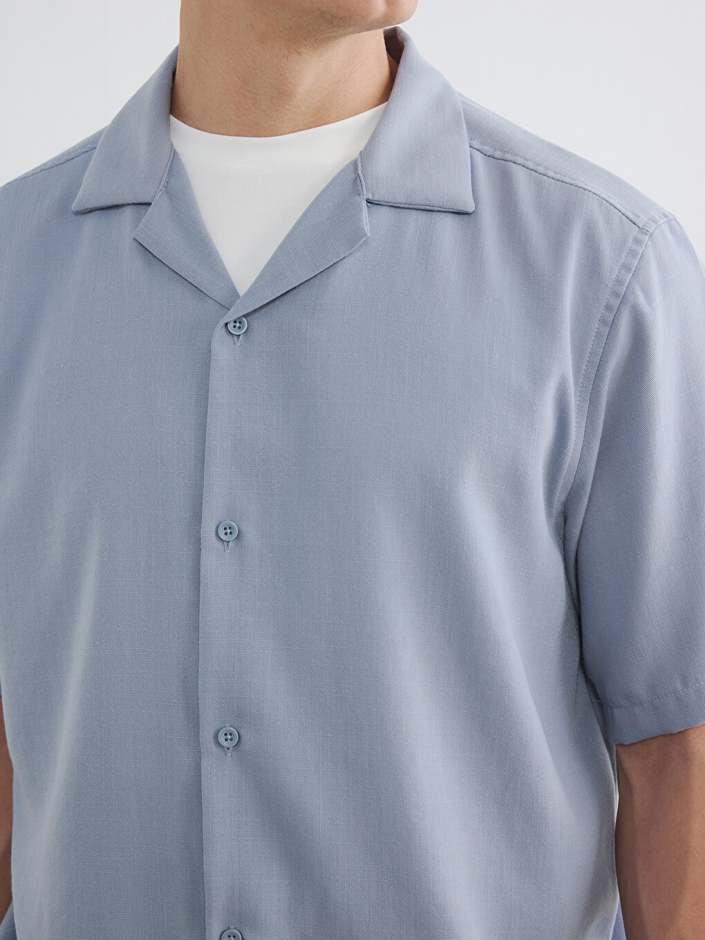 Regular Fit Textured Men's Shirt-3