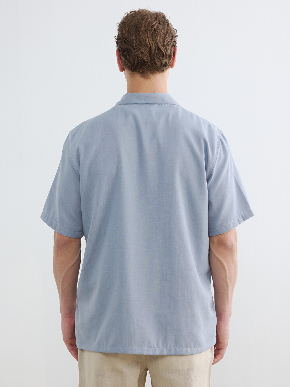 Regular Fit Textured Men's Shirt-4