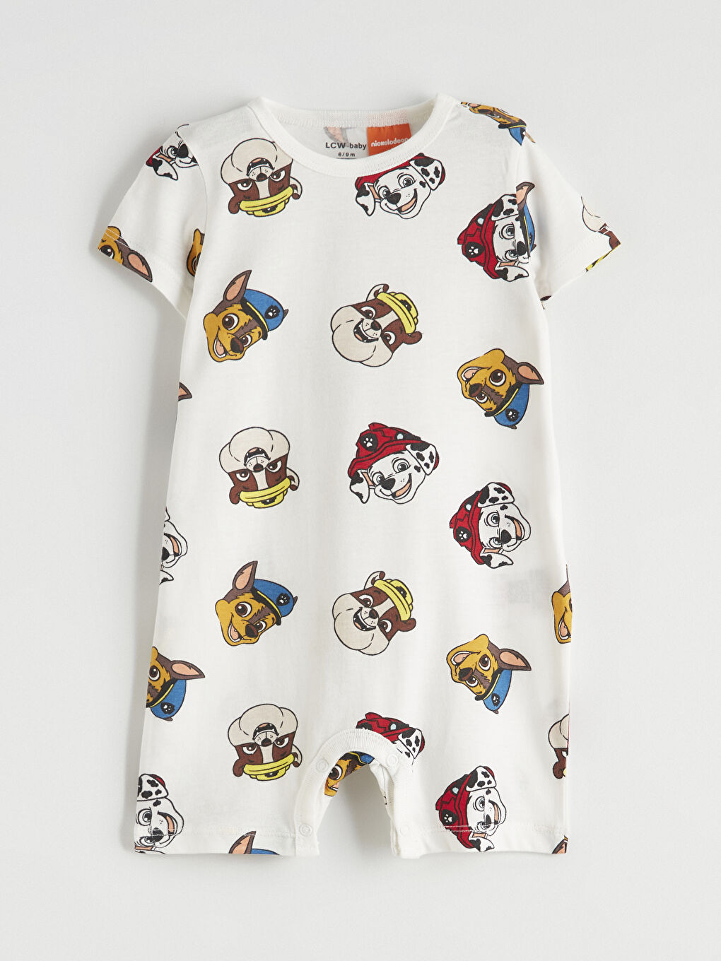 Mavi Paw Patrol Baskılı Erkek Bebek Tulum 2'li-5