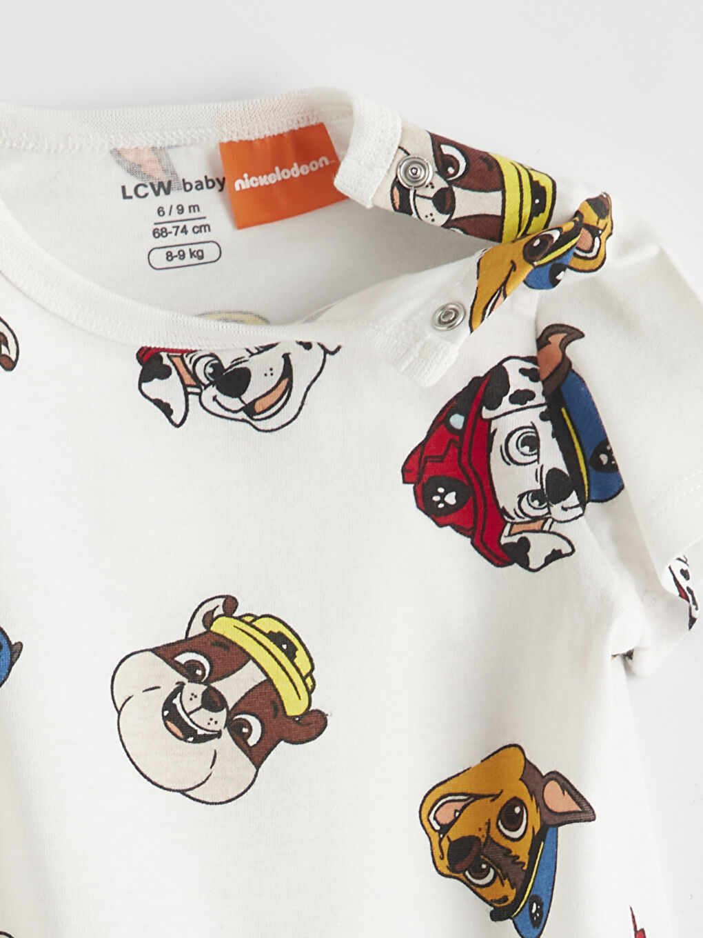 Mavi Paw Patrol Baskılı Erkek Bebek Tulum 2'li-6