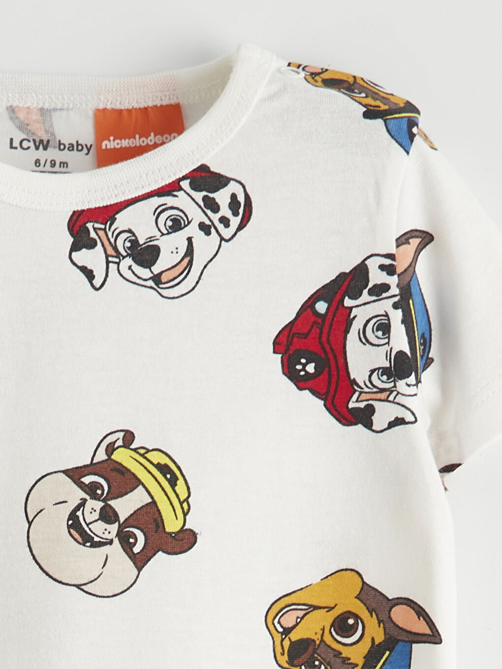 Mavi Paw Patrol Baskılı Erkek Bebek Tulum 2'li-7