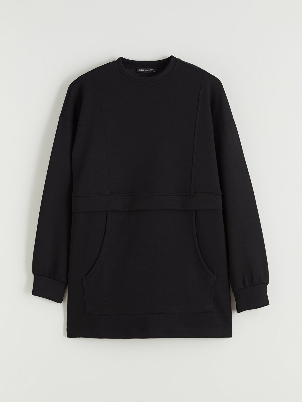 تونیکی سویتشێرت ڕه‌ش ژن-4